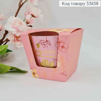 Аромасвечка стакан, FROLAL GARDEN, Powdery Tuberose, 115г/30час., Польша