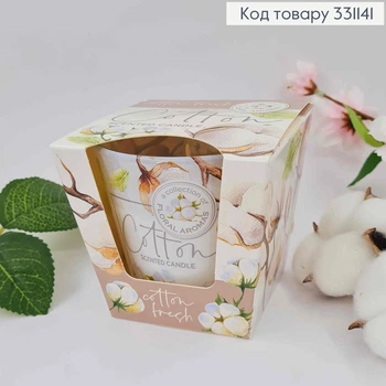 Аромасвечка стакан, FROLAL AROMAS, Coton, 115г/30час., Польша