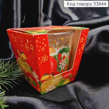 Арома свеча стакан, BARTEK CANDLES, "Golden Apple" 115г/30час., Польша