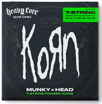 Струни для электрогитары DUNLOP KRHCN1065-7 Korn Heavy Core 10-65