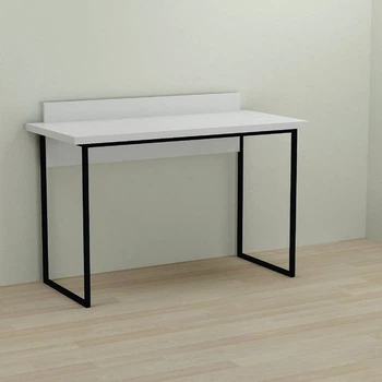 Письмовий стіл Ferrum-decor Скай 76x120x70 чорний ДСП Біле 32мм (FRD-103656)