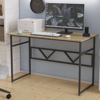 Письмовий стіл Ferrum-decor Райан 75x120x70 чорний ДСП Дуб Сонома 16мм (FRD-103712)