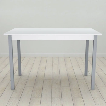Стол кухонный Ferrum-decor Марио 75x120x60 Серый ДСП Белое 16мм (FRD-106200)