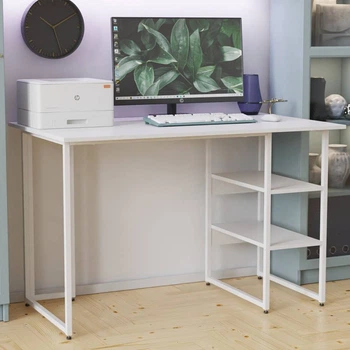 Письмовий стіл Ferrum-decor Кевін 75x100x60 білий ДСП Біле 16мм (FRD-101241)