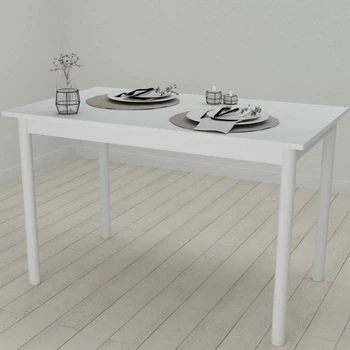 Стол кухонный Ferrum-decor Бенита 75x120x80 Белый ДСП Белое 16мм (FRD-106284)