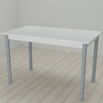 Стол кухонный Ferrum-decor Бенита 75x120x80 Серый ДСП Белое 16мм (FRD-106287)
