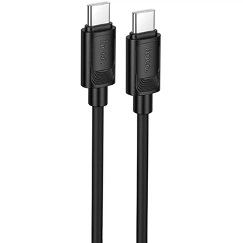 Кабель зарядки Hoco X122 Benefit Type-C to Type-C (60W) fast charge (1M) швидка зарядка для телефона/смартфона Чорний