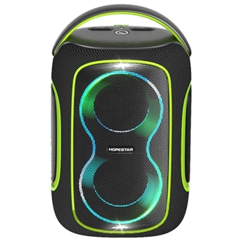 Колонка Bluetooth HOPESTAR H59 BT5.3, 50Вт, 6h IPX5 портативний бездротовий вуличний твітер + сабвуфер Чорний