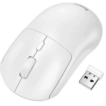 Миша Wireless Hoco GM42 бездротова (2.4G USB-приймач, 1xAA, 800-1600DPI) для ноутбука, ПК Білий
