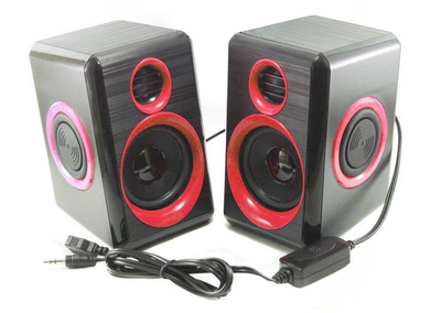 Колонки для ПК комп'ютера F&T FT-165 Red