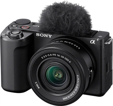 Беззеркальный Sony ZV-E10 kit (16-50mm) Black (ILCZVE10LB.CEC)