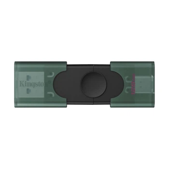 Флеш-накопичувач Kingston DataTraveler Duo 128 GB USB-A/USB-C Green (DTDEG2/128GB)