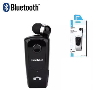 Беспроводная Bluetooth блютуз блютус гарнитура клипса для телефона смартфона 920-FD