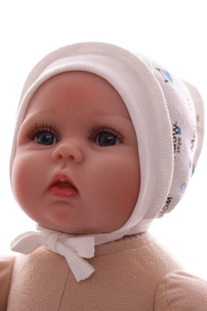 Чіпчик на зав'язках для хлопчика інтерлок Babykroha I Love Mom білий 0м+ (54701)