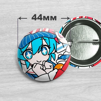 Значок Вокалоид Хацунэ Мику / Vocaloid Hatsune Miku. №9 44мм