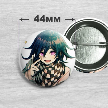 Значок Кокичи Ома из аниме Данганронпа / Danganronpa. №3 44мм