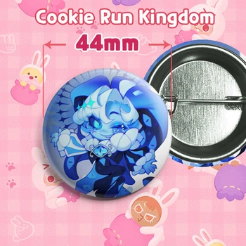 Значок Печенька Теневое Молоко (Шадоу Милк Куки) / Shadow Milk Cookie из игры Cookie Run: Kingdom. №38 44мм