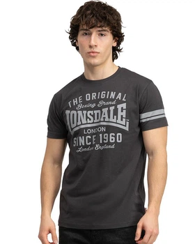 Футболка чоловіча Lonsdale WINNARD 117671-1608 L Anthracite/Grey (4255581560931)