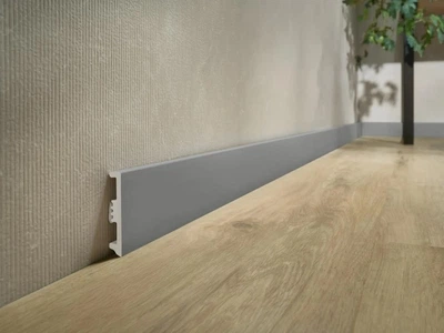 Плинтус Arbiton STIQ XL 272 Темно-серый 80x15x2200 STX810