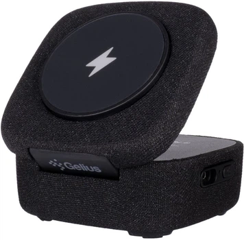 Портативна колонка Gelius AirBeat GP-BS550 з бездротовою зарядкою MagSafe Black (2099901012890)