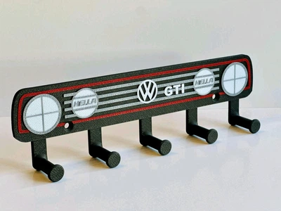 Вішалка настінна в стилі решітки Volkswagen GTI. Aivory