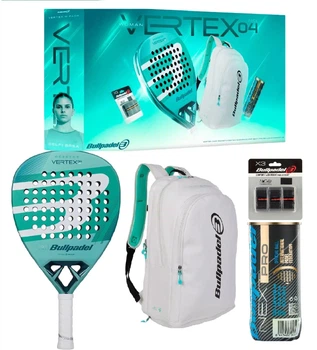 Набор для падела, ракетка для падел-тенниса Bullpadel Vertex 04W 2026, рюкзак, мячи