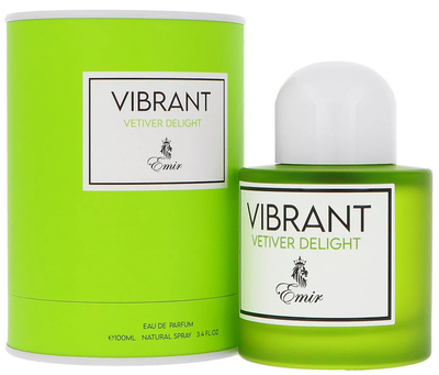 Парфюмированная вода унисекс Paris Corner Emir Vibrant Vetiver Delight Eau De Parfum 100 мл