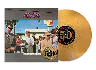 AC/DC - Dirty Deeds Done Dirt Cheap 1976/2024 (19658834581, Ltd.,180 Gm., Gold) Columbia/EU Mint Виниловая пластинка (art.245420)