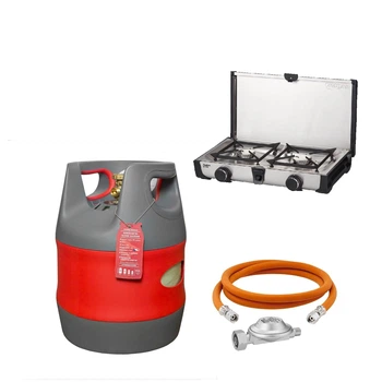 Газовая плита Enders RYDA 2Z, н/ж сталь з термодатчиком + баллон HPCR-G.5 (G.4), 12,7л