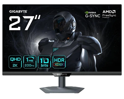 Монитор 27" GIGABYTE iтор 27” G27Q2 Gaming Monitor QHD 200Hz / OC 210Hz (G27Q2 Gaming Monitor) 2560x1440 (QHD, 2K) IPS 210 Hz