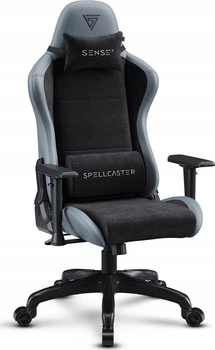 Комп'ютерне крісло для геймера Sense7 Spellcaster Fuku PU Black/Gray