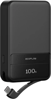 Powerbank EcoFlow RAPID Magnetic Power Bank 10000 mAh 65W Qi2.0 Black (EF-RAPID10000-B-EU)