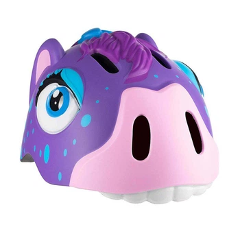 Детский роллерский шлем Monster Horse Purple 49-55 см