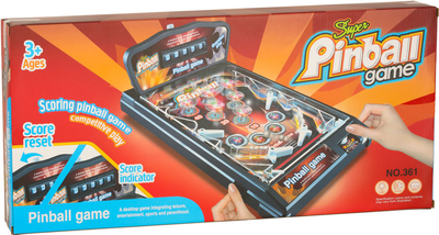 Gra planszowa Ikonka Pinball ze światłami i muzyką (5903039752764)