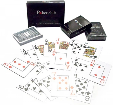 Карти гральні покерні пластикові Duke Poker Club 54 карти 87x62 мм Сині (DN26238BL)