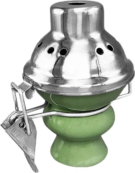 Чаша с колаудом для кальяна Huka 11 см Зеленая (DN19128)