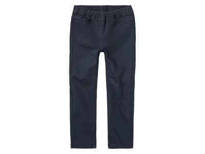 Джеггинсы Skinny на резинке с карманами для девочки Lupilu LIDL 416673 098-104 см (2-4 years) темно-синий