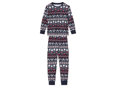 Пижама (лонгслив и штаны) для мальчика Lupilu LIDL 457215 110-116 см (4-6 years) темно-синий
