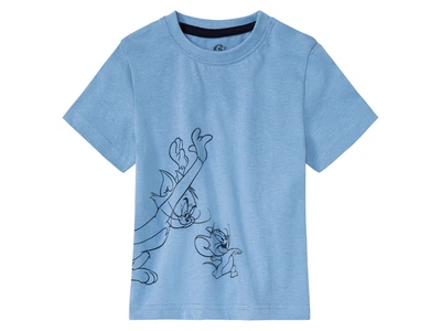 Футболка хлопковая з принтом для мальчика Disney Tom and Jerry 371674 098-104 см (2-4 years) Голубой
