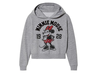 Худи с двунитки для девочки Disney Minnie Mouse 450182 146-152 см (10-12 years) Серый