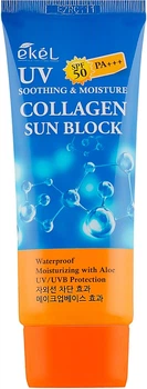 Солнцезащитный крем с коллагеном Ekel Soothing & Moisture Collagen Sun Block SPF50+/PA+ 70ml (853620-885864-2)