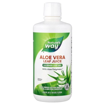 Алое Вера гель питний Nature's Way Aloe Vera гель і сік з листя 1 л