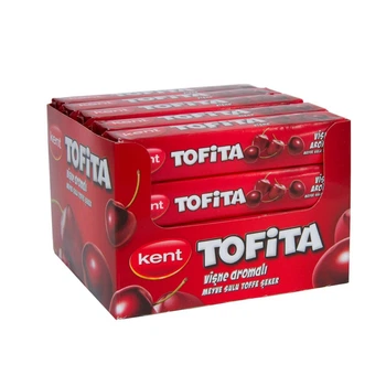 Жувальні цукерки Kent Tofita Вишня блок 20 шт (по 47 г)