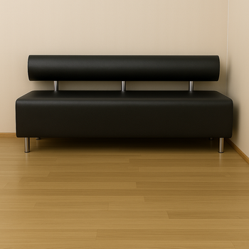 Диван BNB Соло PLUS чорний 2230 150 см