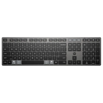 Клавиатура HP 720 Multi-Device Rechargeable, 109key, WL/BT, EN/UK, черный