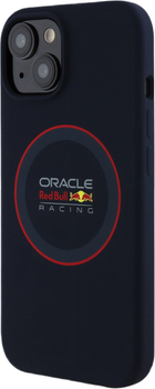 Панель Red Bull Liquid Silicon Case With Ring MagSafe для Apple iPhone 16 Plus Navy (RBHMP16M24SIILVR)