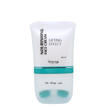 Крем-лифтинг для лица шеи и зоны декольте Top Beauty с роликами для массажа 100 мл