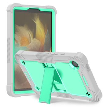 Противоударный чехол с подставкой Shockprof Capsule для Samsung Galaxy Tab A9 8.7" SM-X110 SM-X115 SM-X117 Бирюзовый