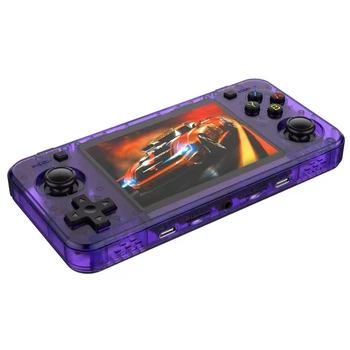 Портативная игровая консоль Intex Data Frog R36H Retro Handheld Game Console 64Gb, Purple