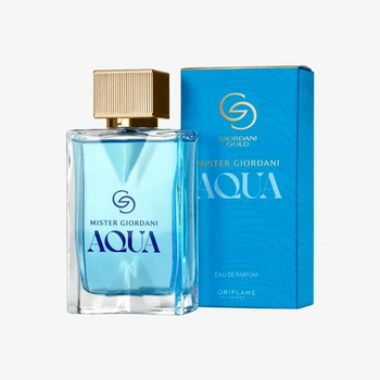 Чоловіча парфумована вода Mister Giordani Aqua Містер Джордані Аква Oriflame 75 мл свіжий деревний акватичний аромат